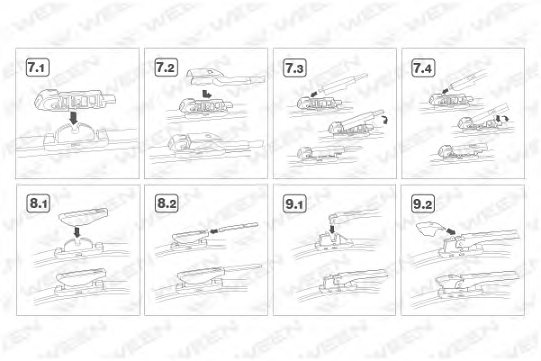WEEN 100-4019 Wiper Blade